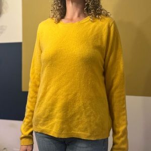 Tamari CASHMERE yellow sweater